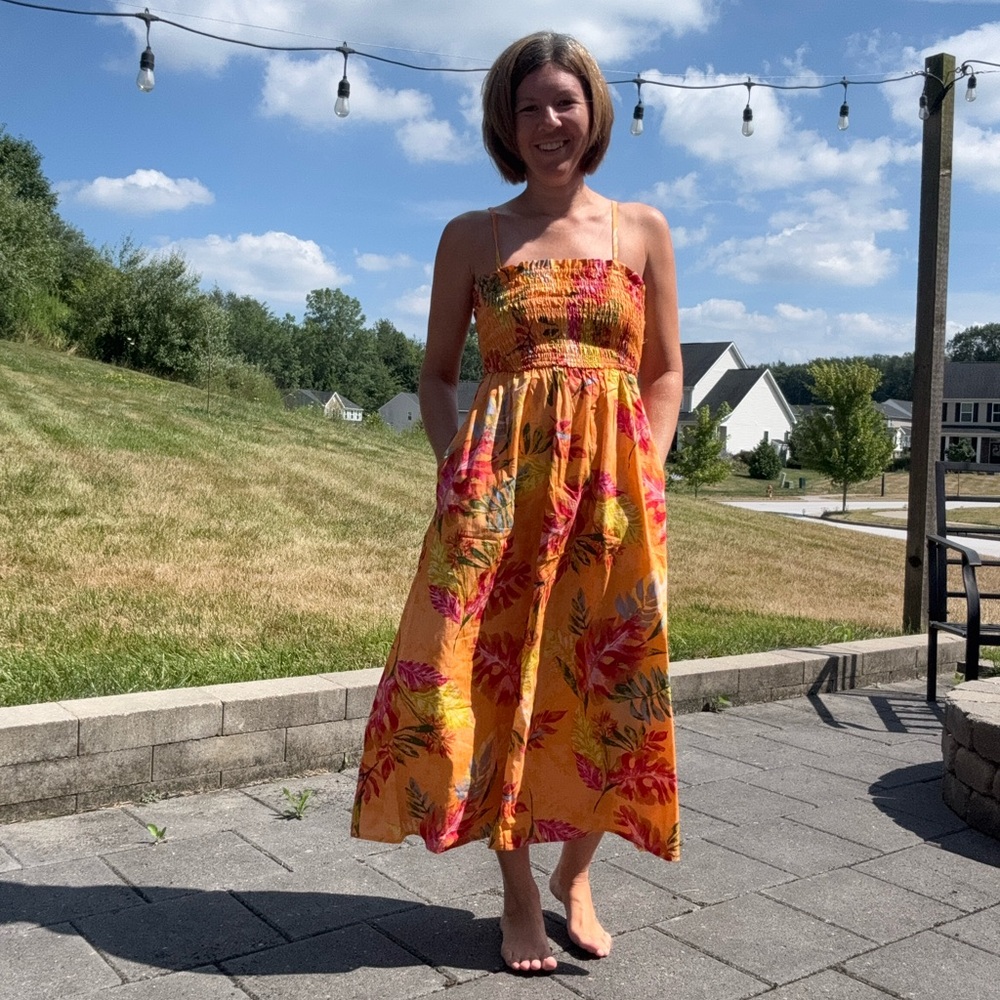 Maurices tropical colorful vacation dress